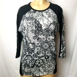 Forever 21, Love 21 Lace look Sweater